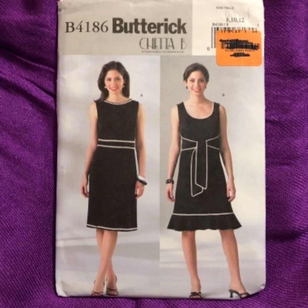 Butterick 4186 Chetta B dress pattern